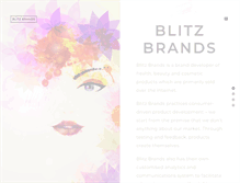 Tablet Screenshot of blitzbrands.com